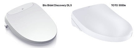 Bio Bidet Discovery DLS vs TOTO S550e