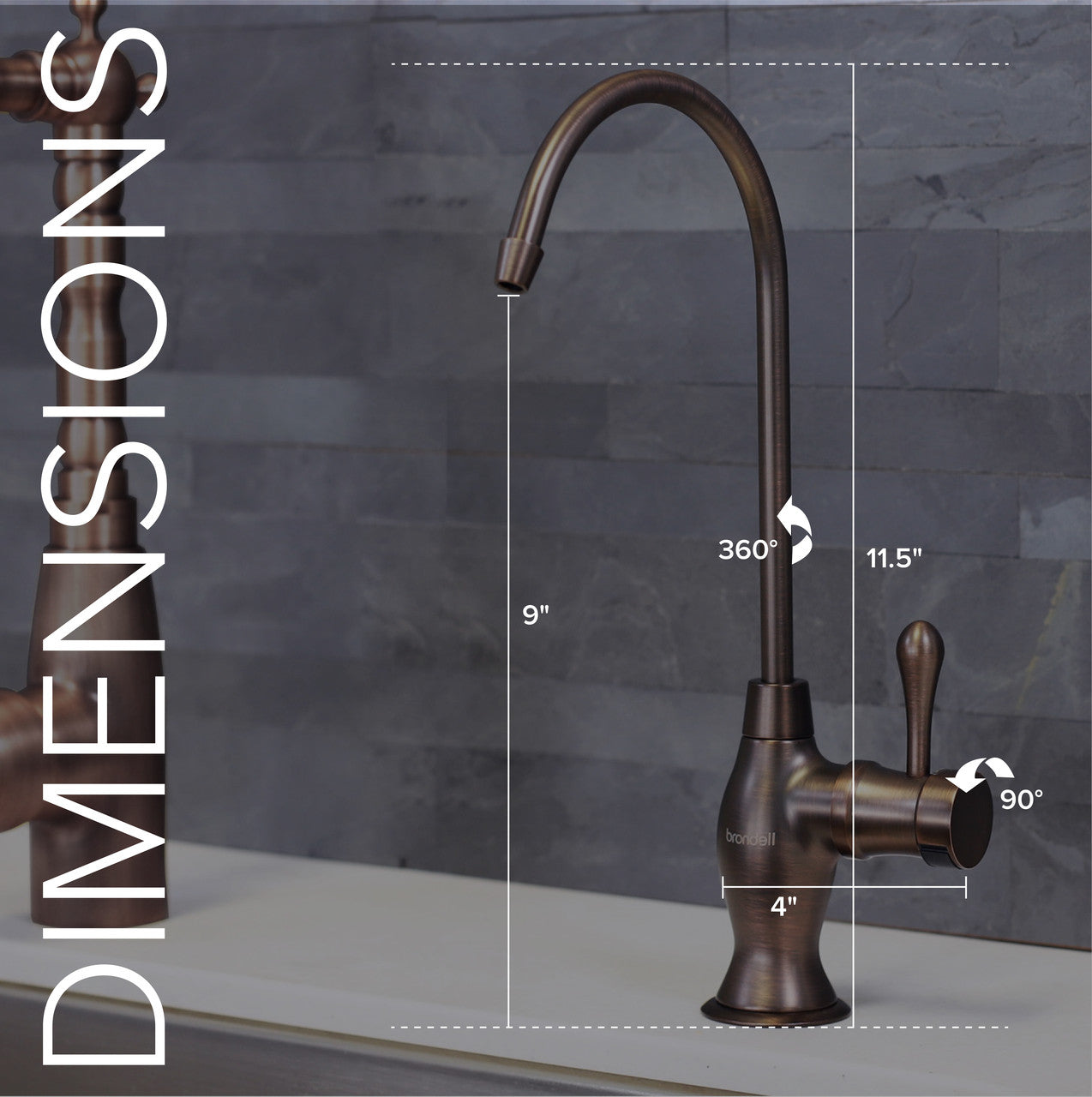 Sequoia Faucet with LED timer for RO system