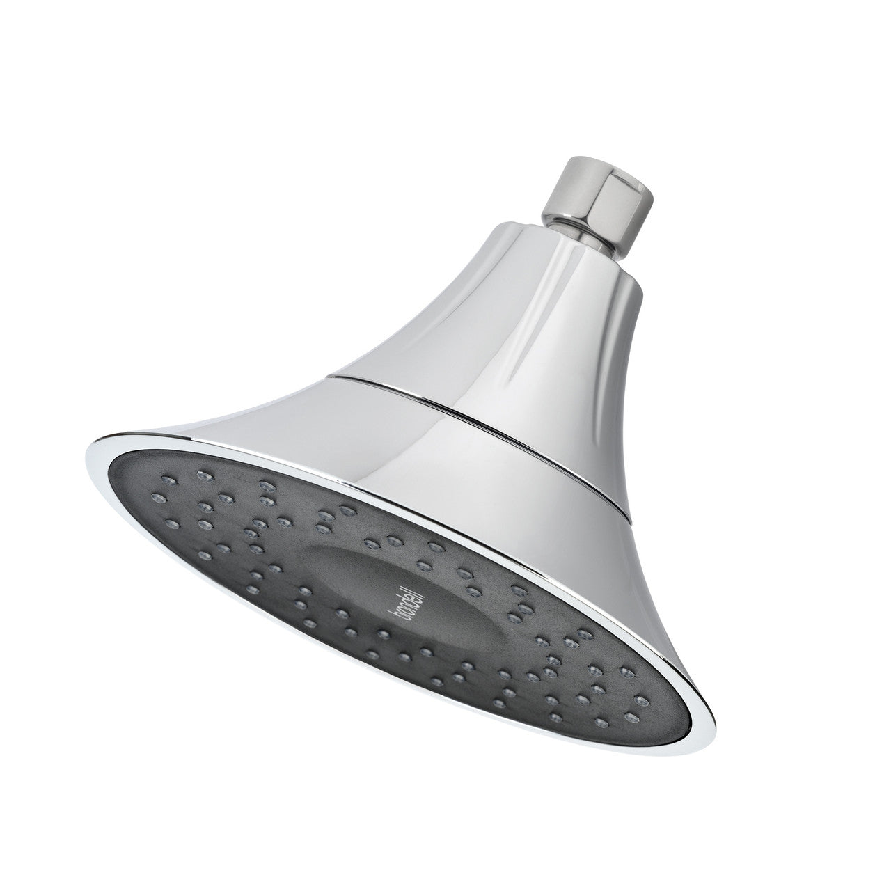 Nebia VivaSpring Filtered Showerhead in Chrome with Obsidian Face