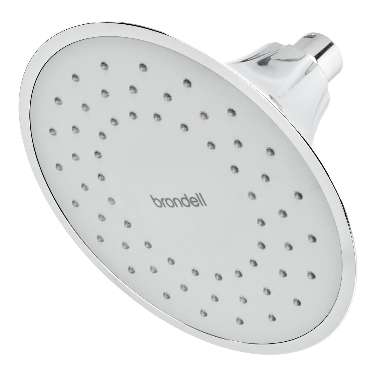 Nebia VivaSpring Filtered Showerhead in Chrome with Slate Face